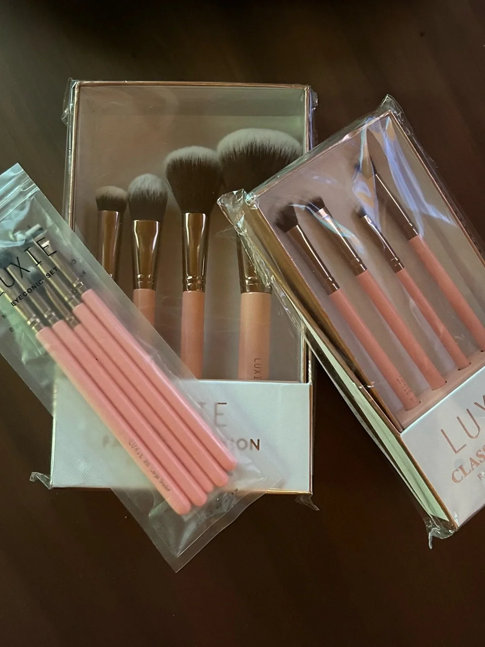 LUXIE ROSE GOLD BRUSHES BUNDLE